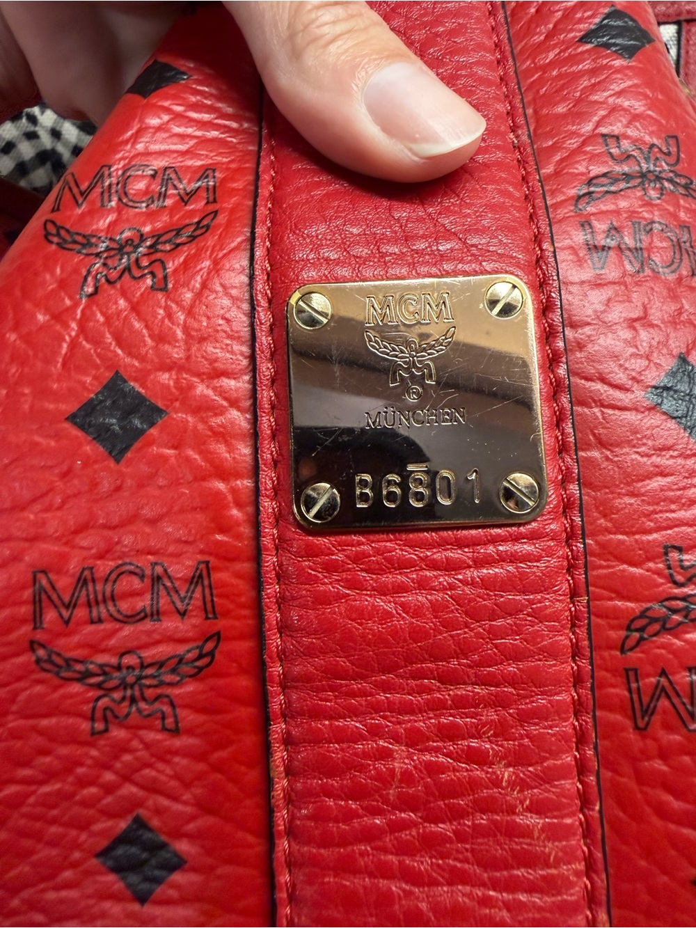 MCM Visetos Liz Reversible Shopper Tote - Picture 13 of 16